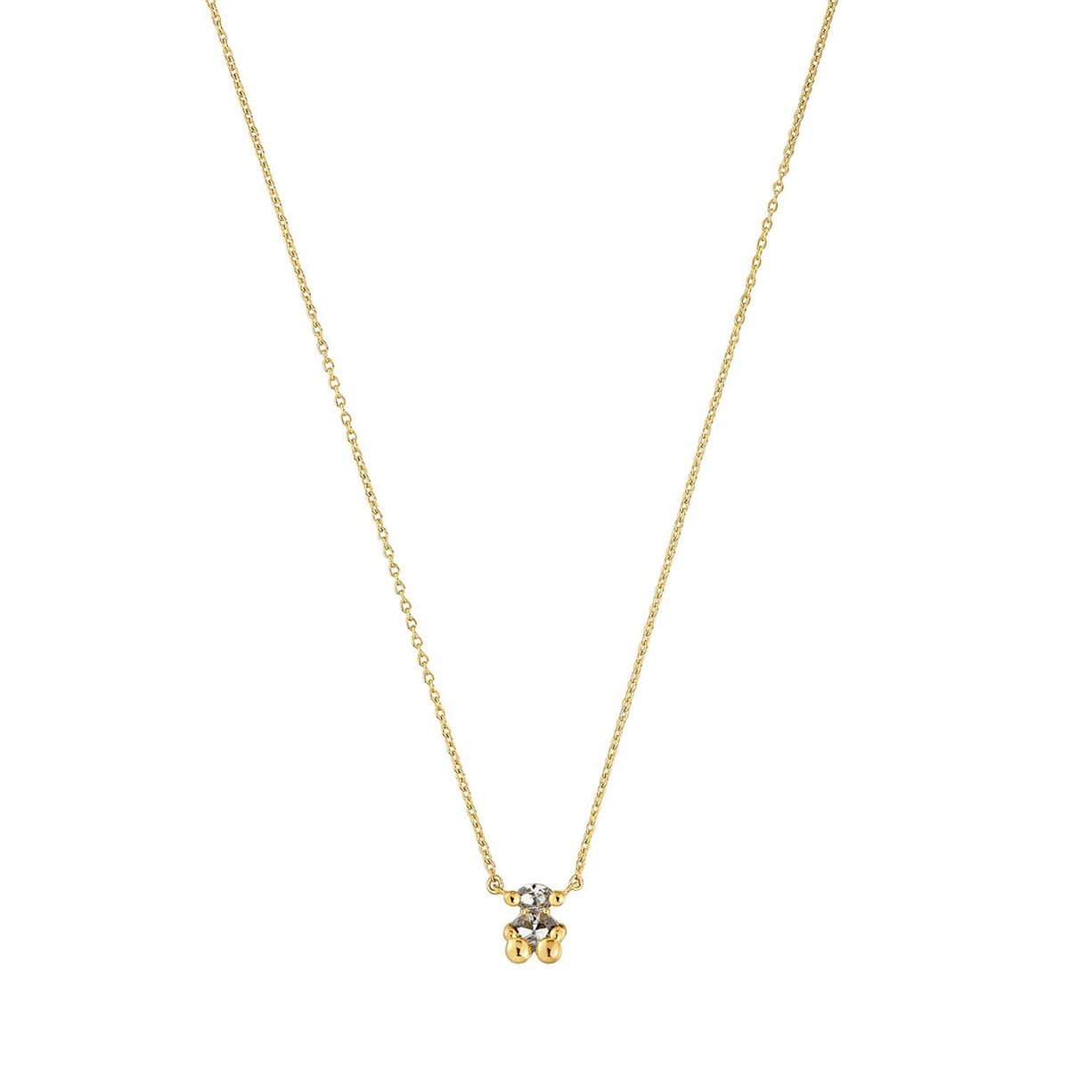 TOUS - Pulsera motivos oso de plata y zafiros lila creados en laboratorio Color Bear LGG