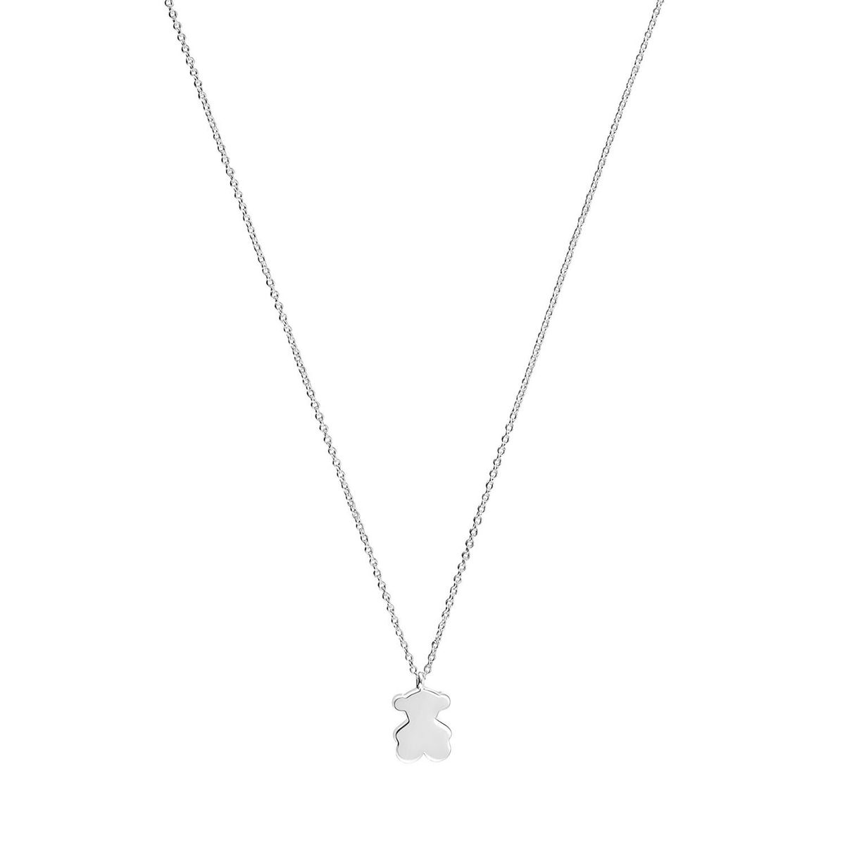 TOUS - Pulsera cadena motivo oso de plata y zafiro lila creado en laboratorio Color Bear LGG