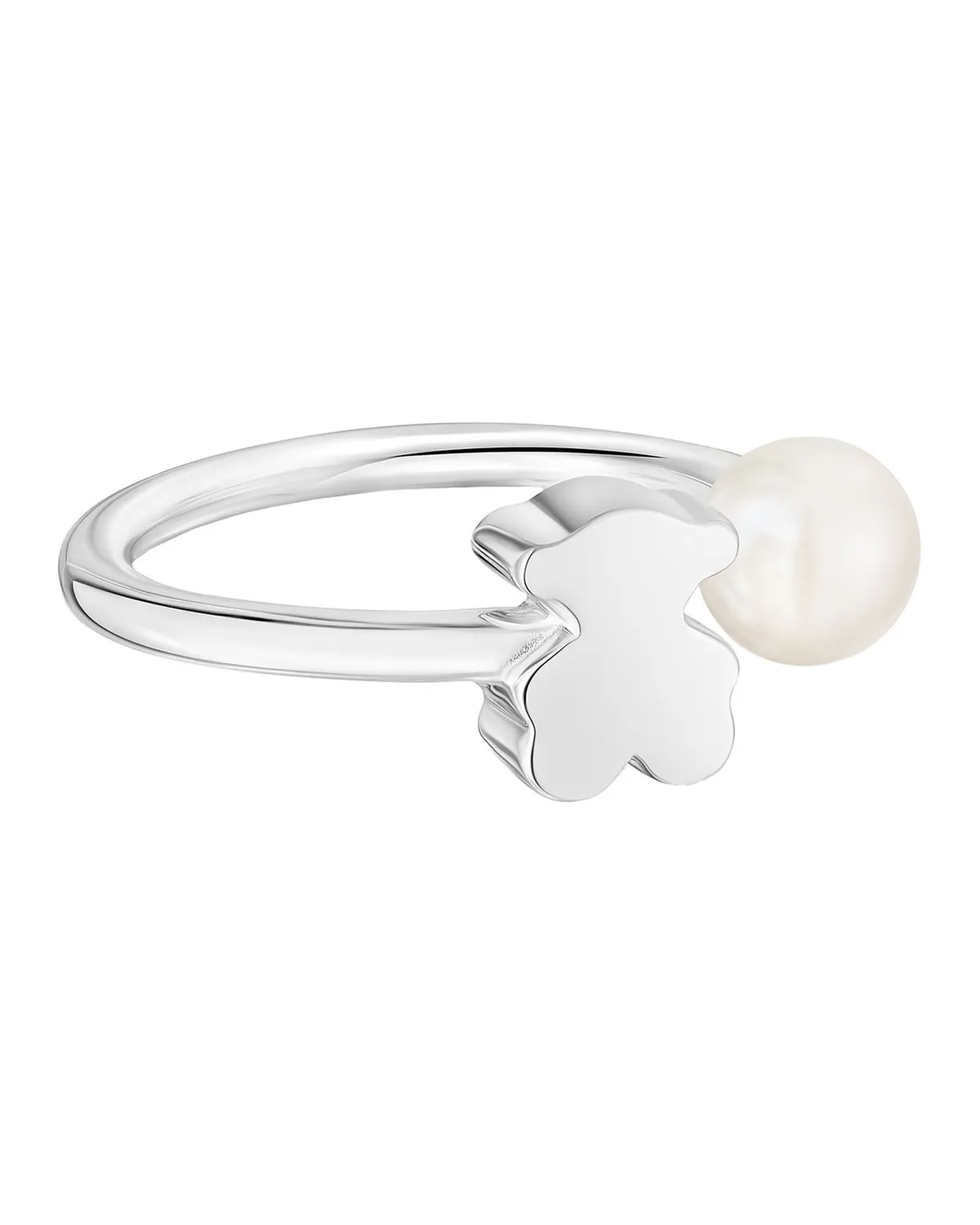 Anillo abierto de plata con perla cultivada Sweet Dolls TOUS - Main Image