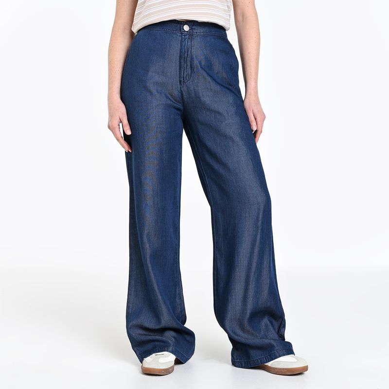 APOLOGY - Jean Wide leg Mujer Tiro medio Apology