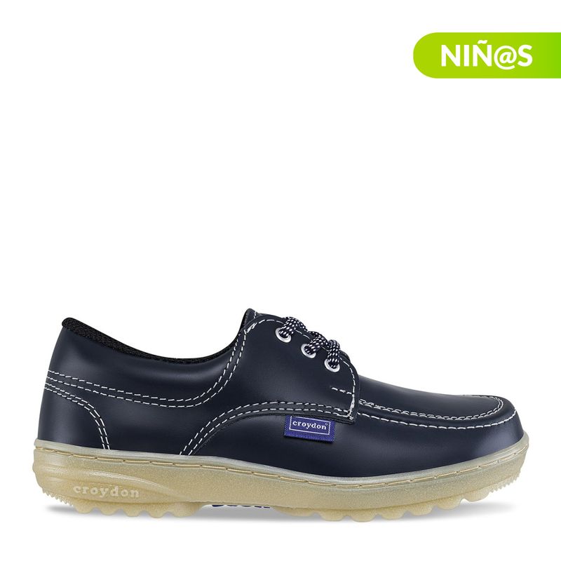 CROYDON - Zapatos Escolares Azul Oscuro Croydon Unisex niño 