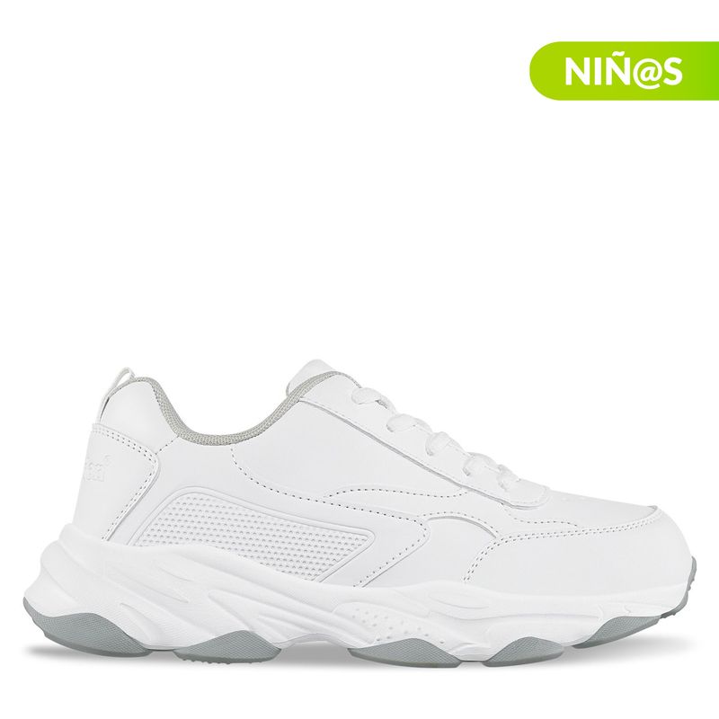CROYDON - Tenis Blancos Escolares Croydon Unisex niño