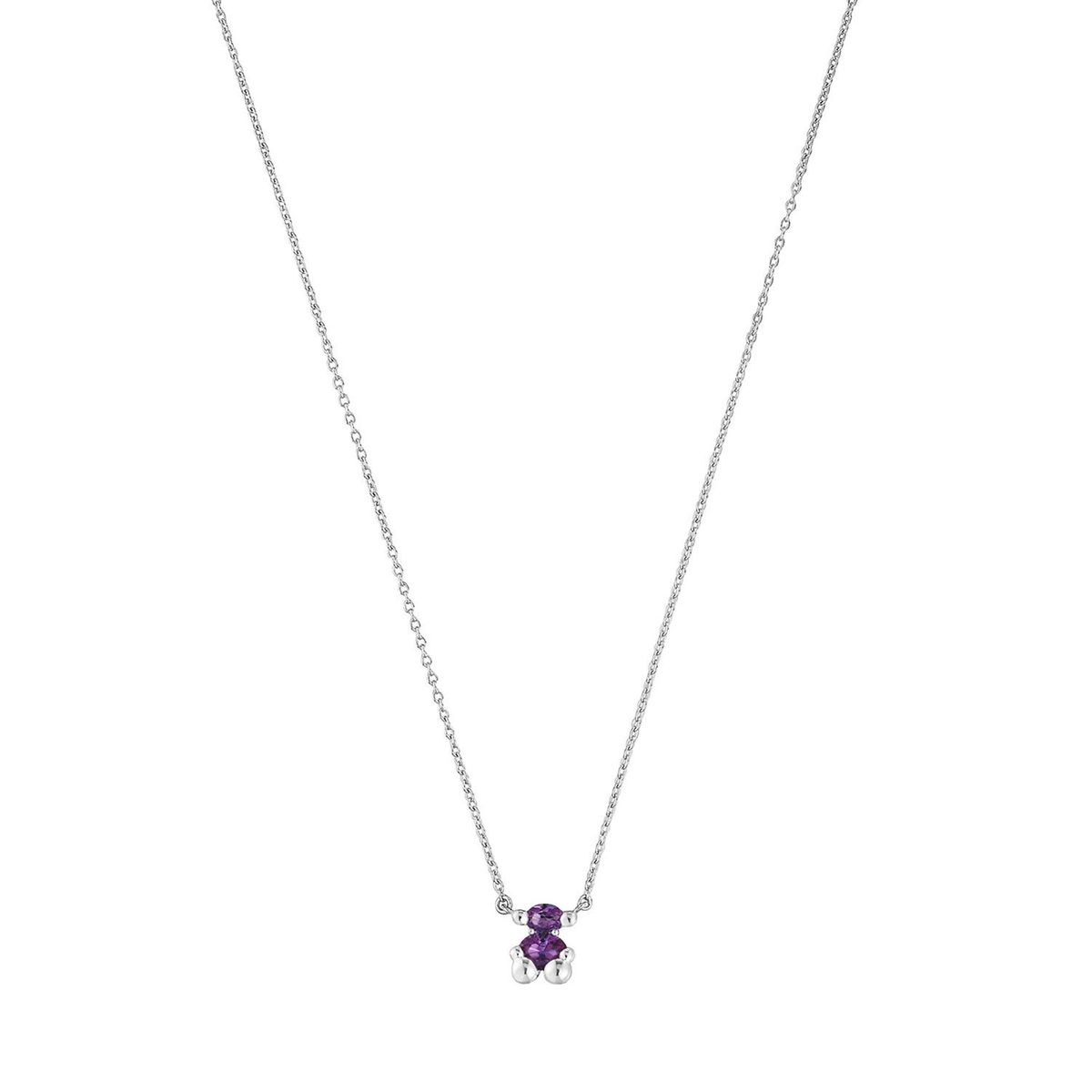 TOUS - Pulsera cadena con detalles en baño de oro 18 kt sobre plata y ónix Color Black