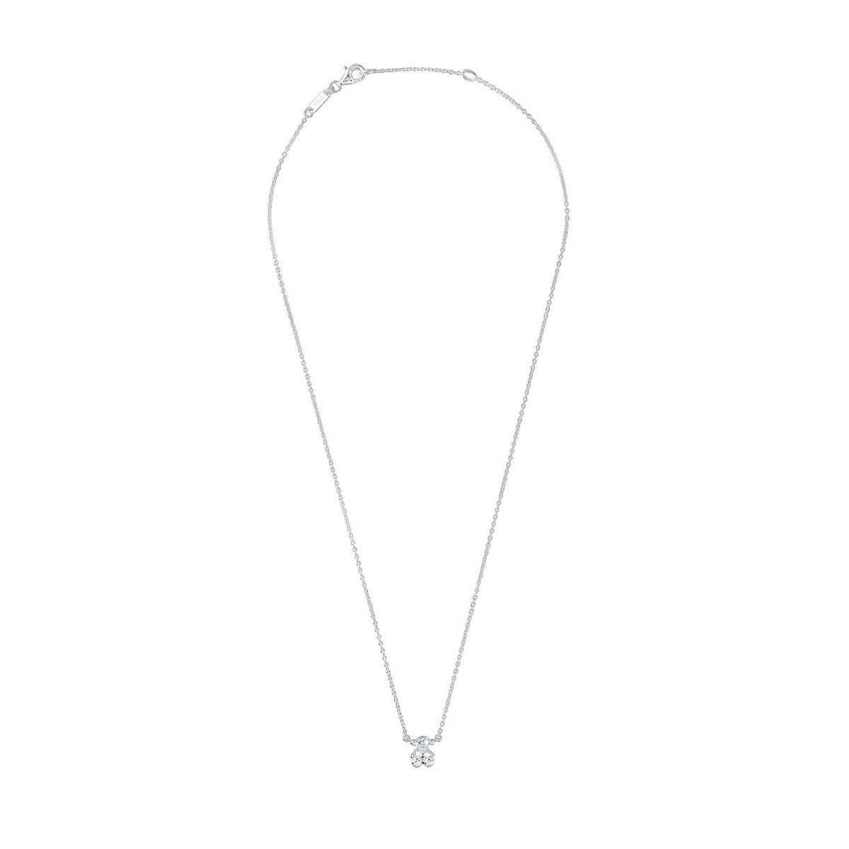 TOUS - Pulsera cadena motivo oso con baño de oro 18 kt sobre plata y ónix Color Bear