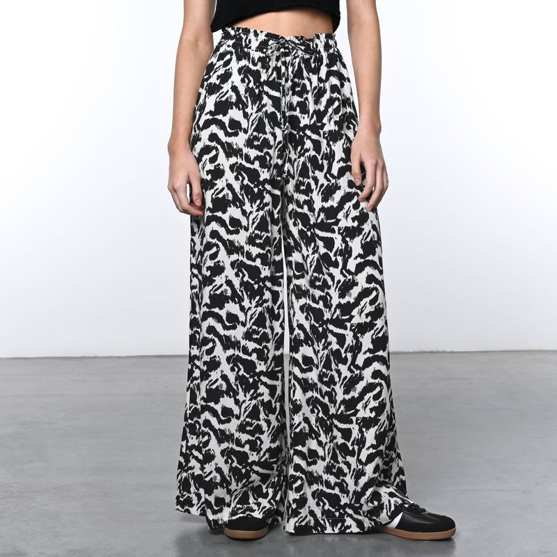 DENIMLAB - Pantalón Wide leg Mujer Tiro alto Denimlab