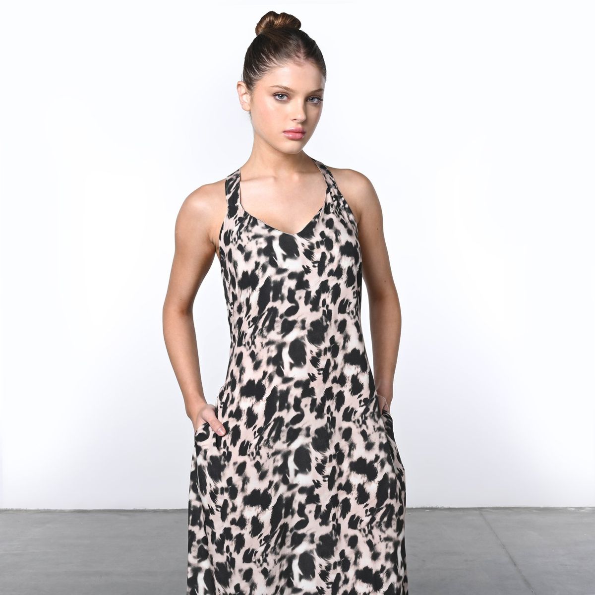 DENIMLAB - Vestido Mujer Largo con Estampado Denimlab