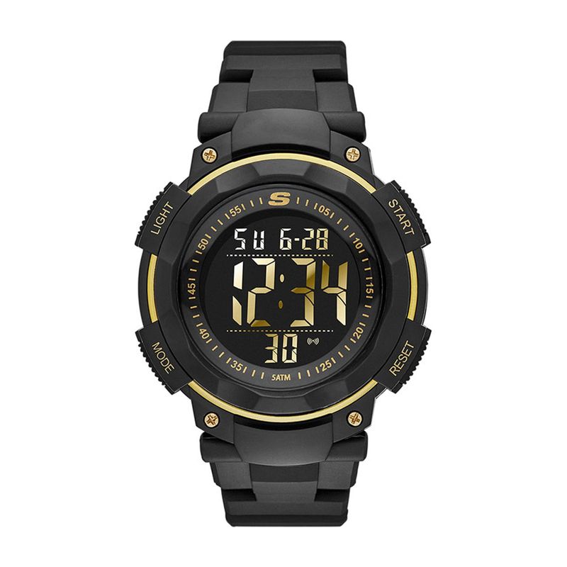 SKECHERS - Reloj Skechers Hombre RUHLAND. Reloj Poliuretano Negro SR1019