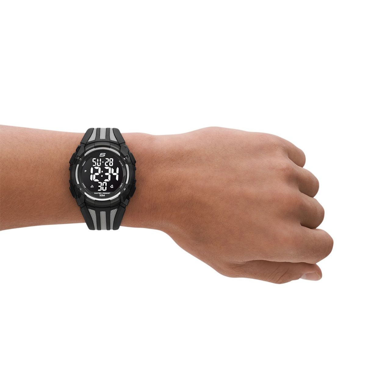 SKECHERS - Reloj Skechers Hombre EL PORTO. Reloj Policarbonato Negro SR1006