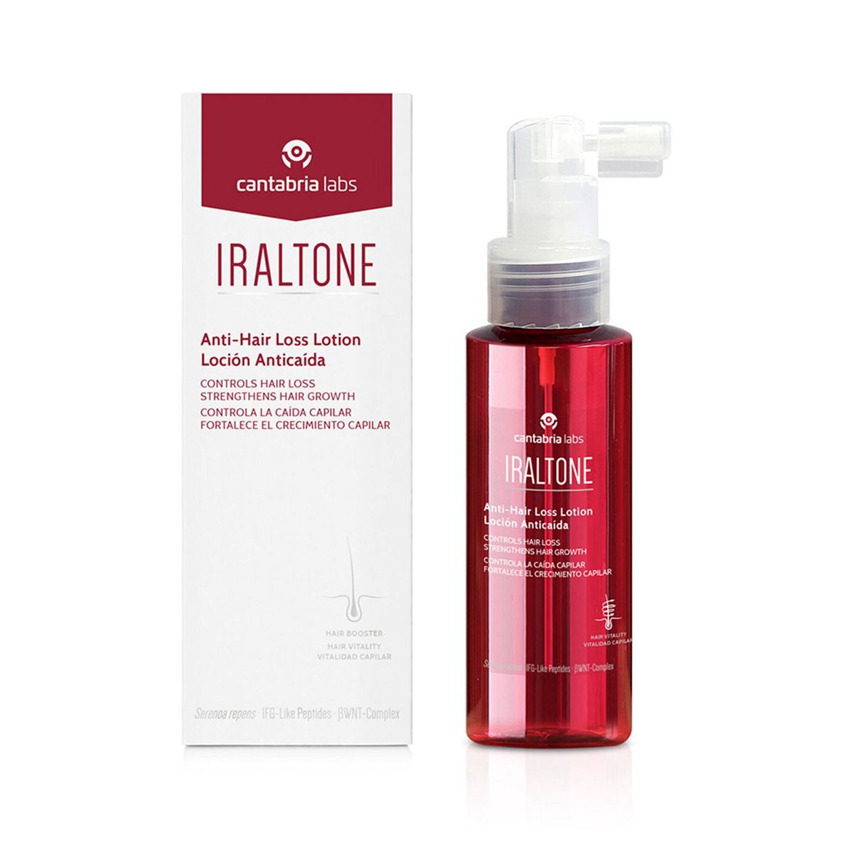 IRALTONE - Tratamiento capilar Heliocare IRALTONE LOCION ANTICAIDA Control de caída TUBO X 100 ML
