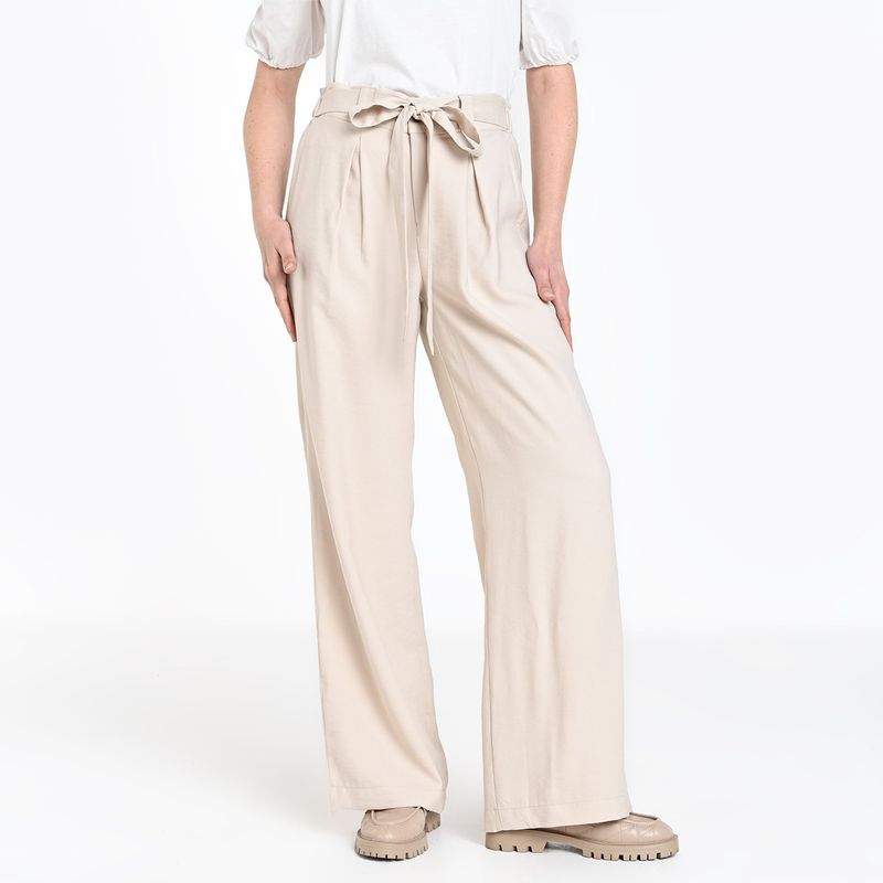 APOLOGY - Pantalón Wide leg Mujer Tiro alto Apology