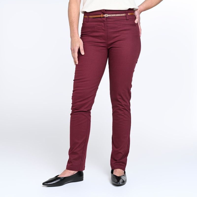 APOLOGY - Pantalón Slim Mujer Tiro medio Estampado Apology