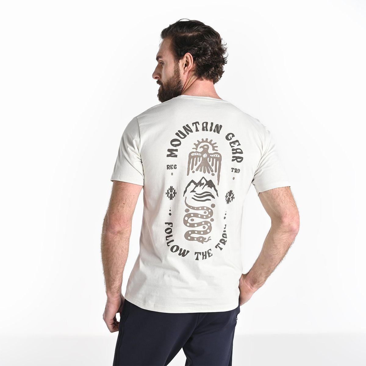 MOUNTAIN GEAR - Camiseta Hombre Manga corta Mountain Gear Outdoor