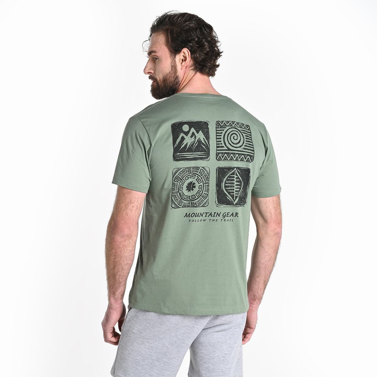 MOUNTAIN GEAR - Camiseta Hombre Manga corta Mountain Gear Outdoor