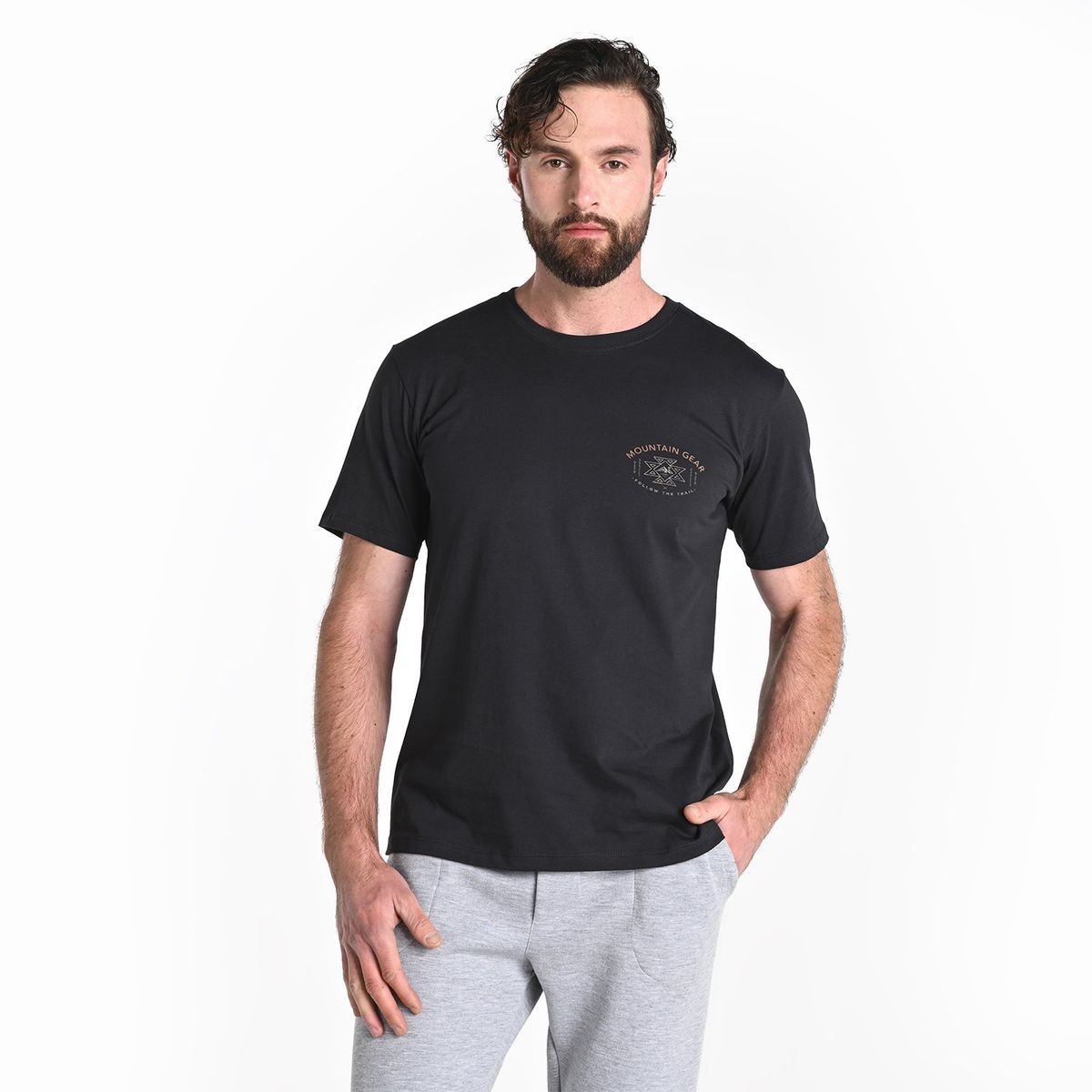 MOUNTAIN GEAR - Camiseta Hombre Manga corta Mountain Gear Outdoor