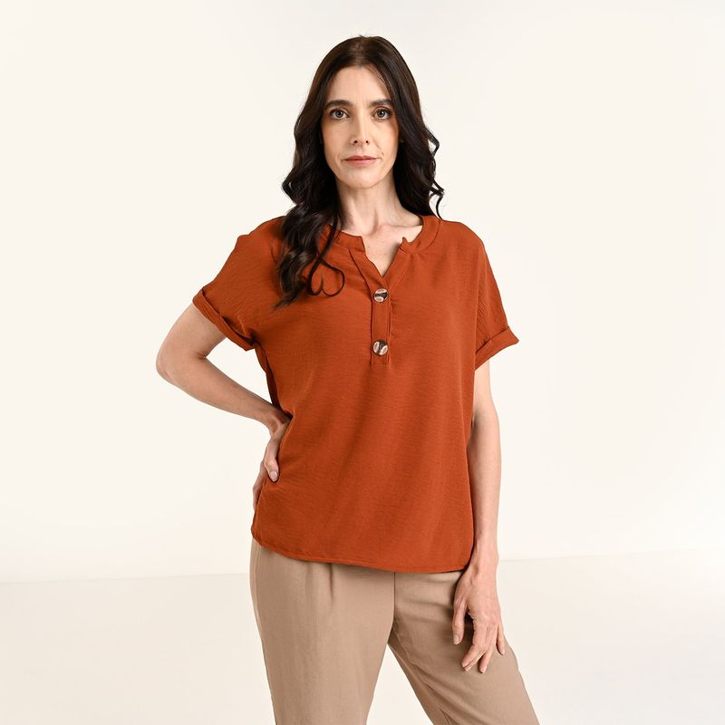 SOUTHLAND - Blusa Mujer Manga corta Southland