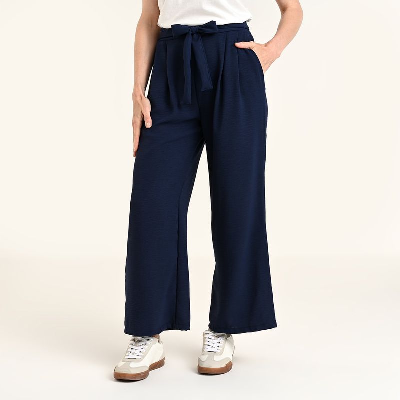 NEWPORT - Pantalón Flare Mujer Tiro alto Newport