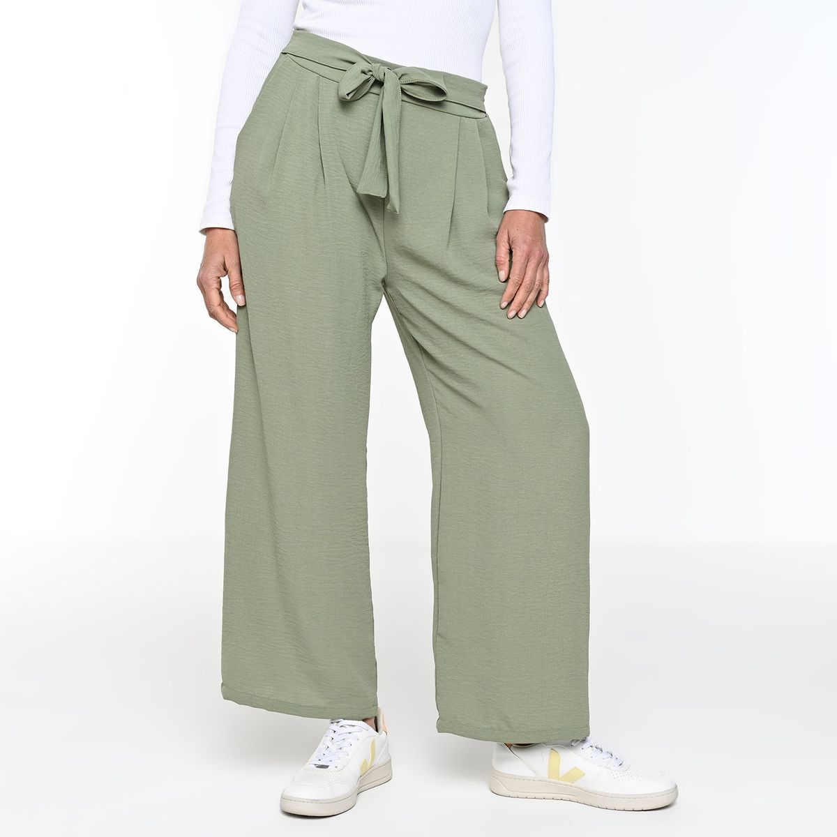 NEWPORT - Pantalón Flare Mujer Tiro alto Newport