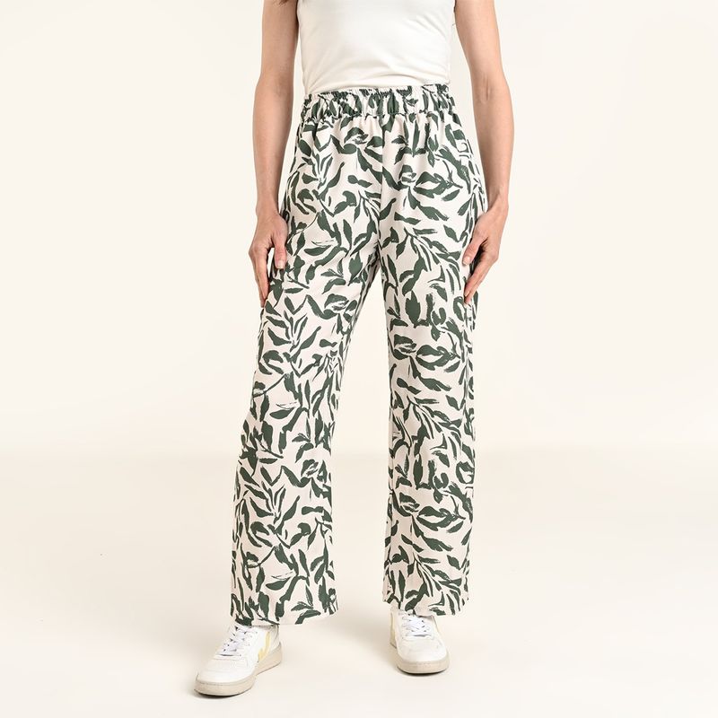 NEWPORT - Pantalón Recto Mujer Tiro alto Newport