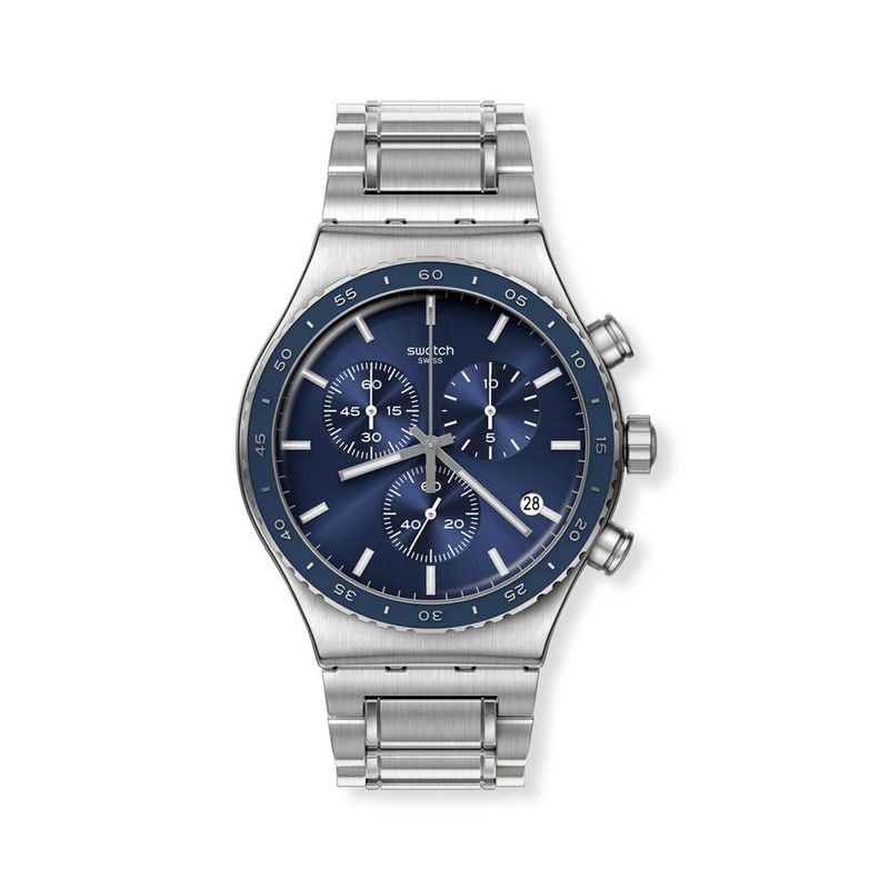 SWATCH - Reloj Swatch Unisex Irony. Reloj Acero inoxidable Plateado YVS496G