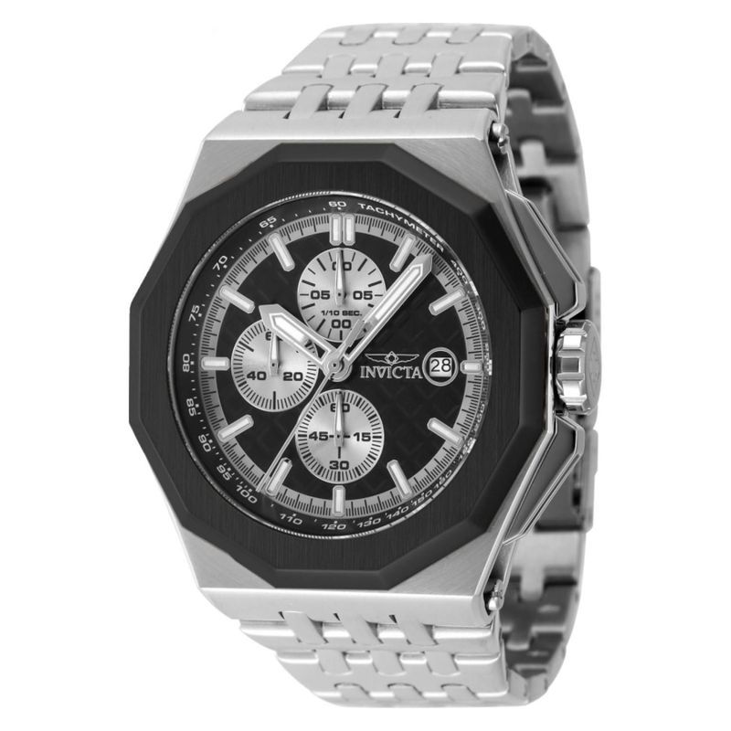 INVICTA - Reloj Invicta para Hombre Akula . Reloj Análogo Acero inoxidable Plateado