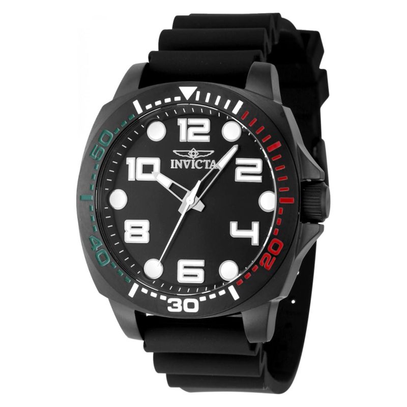 INVICTA - Reloj Invicta para Hombre Pro Diver . Reloj Análogo Silicona Negro