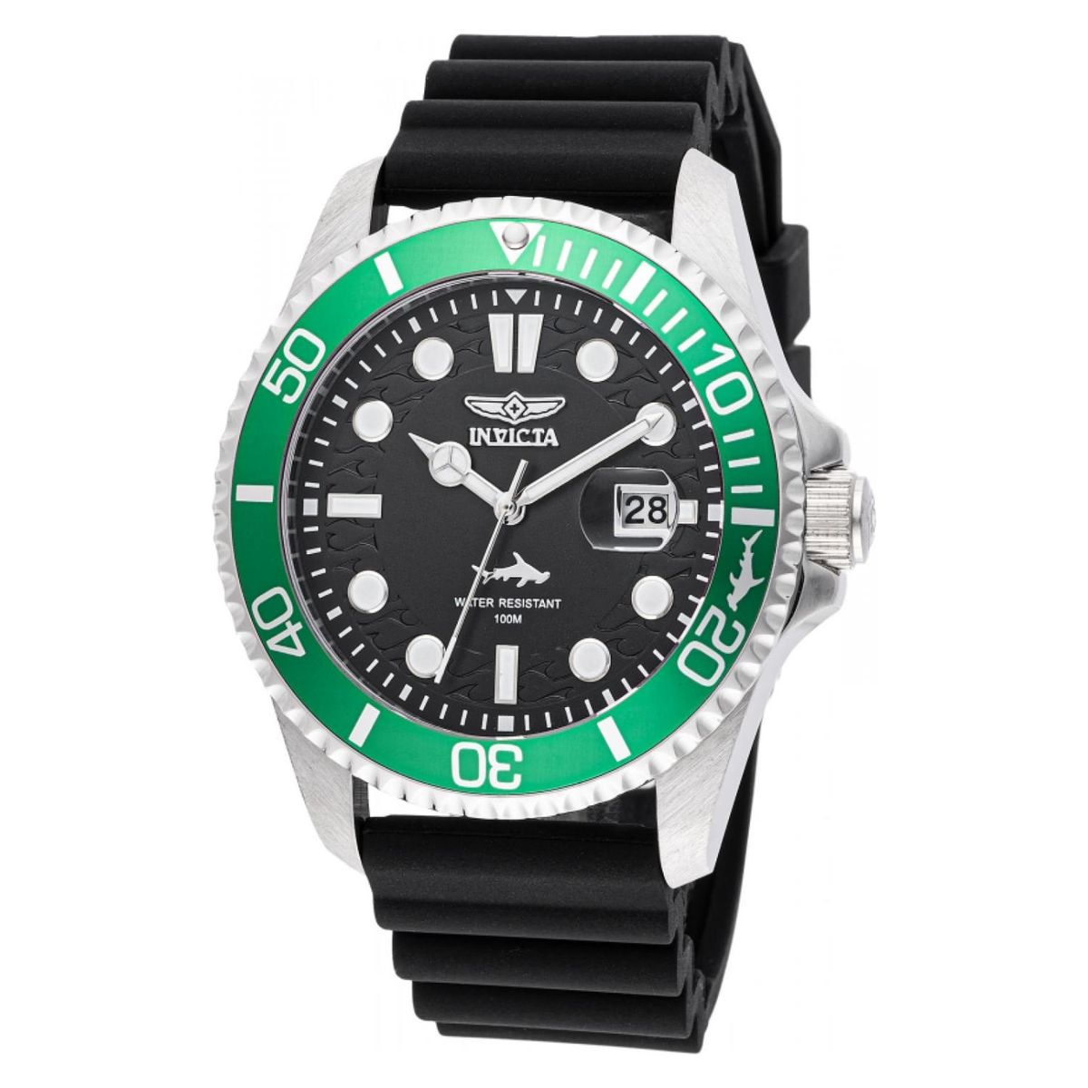 INVICTA - Reloj Invicta para Hombre Pro Diver . Reloj Análogo Silicona Negro