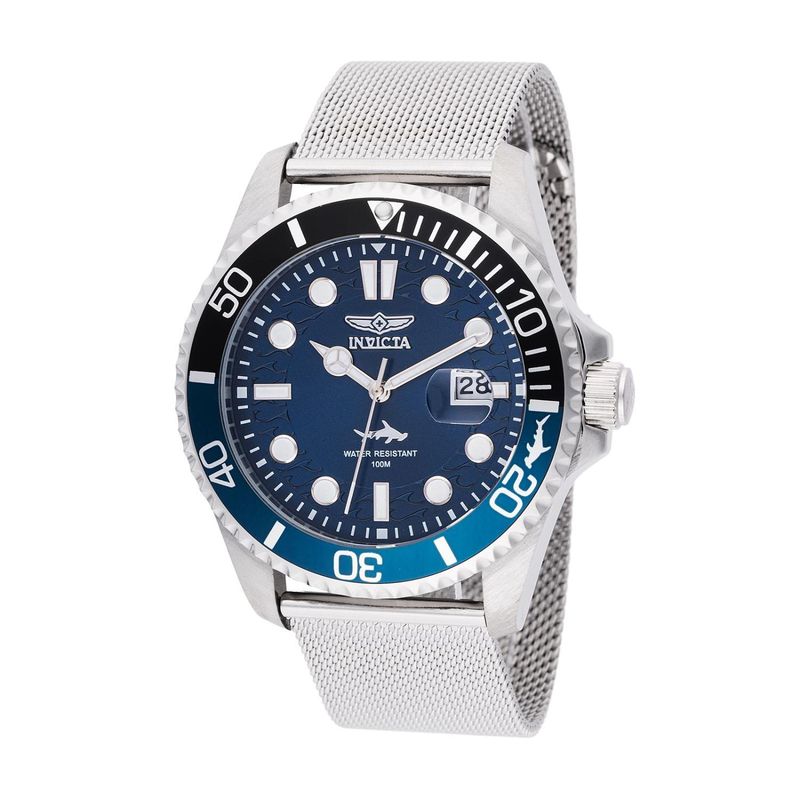 INVICTA - Reloj Invicta para Hombre Pro Diver . Reloj Análogo Acero inoxidable Plateado