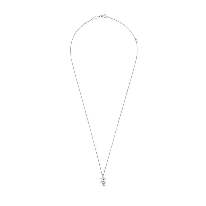 TOUS - Gargantilla con motivo colgante de platino con diamantes creados en laboratorio 0,58 ct Shine LGD