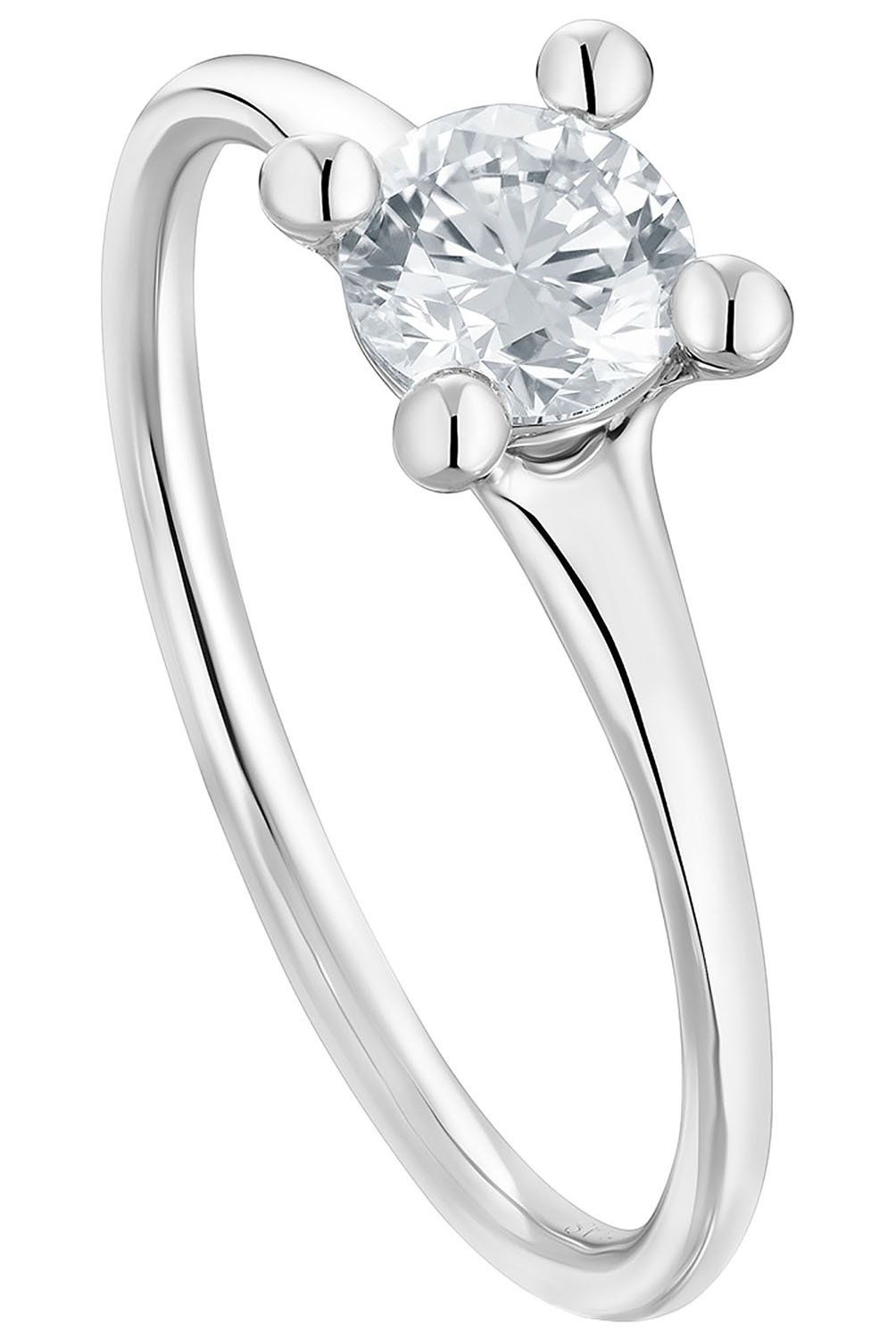 TOUS - Anillo solitario de platino con diamante creado en laboratorio 0,50 ct Shine LGD