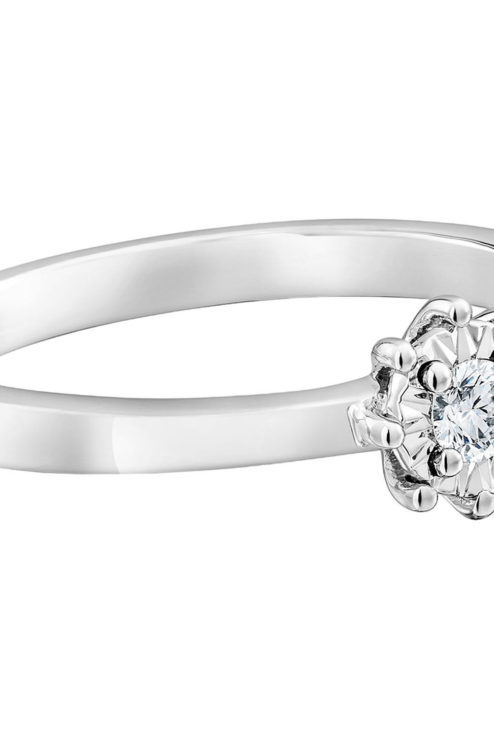 TOUS - Anillo Les Classiques rosetón pequeño de Oro blanco y Diamantes