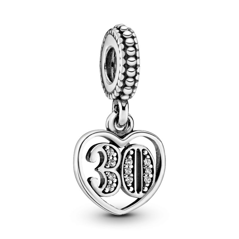 PANDORA - Charm Pandora 30 Años de Amor Plata Esterlina