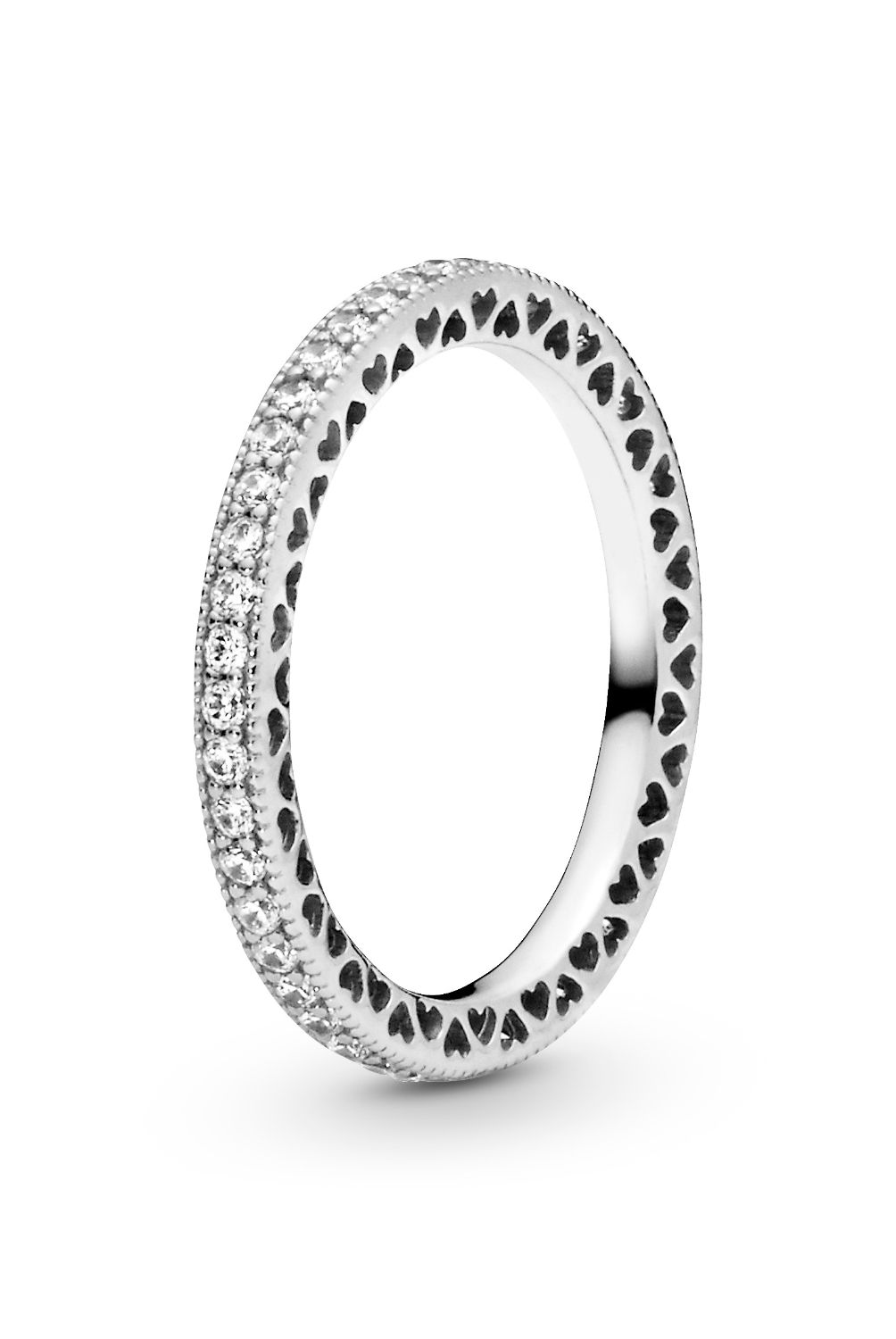 PANDORA - Anillo Pandora Corazones Plata Esterlina 