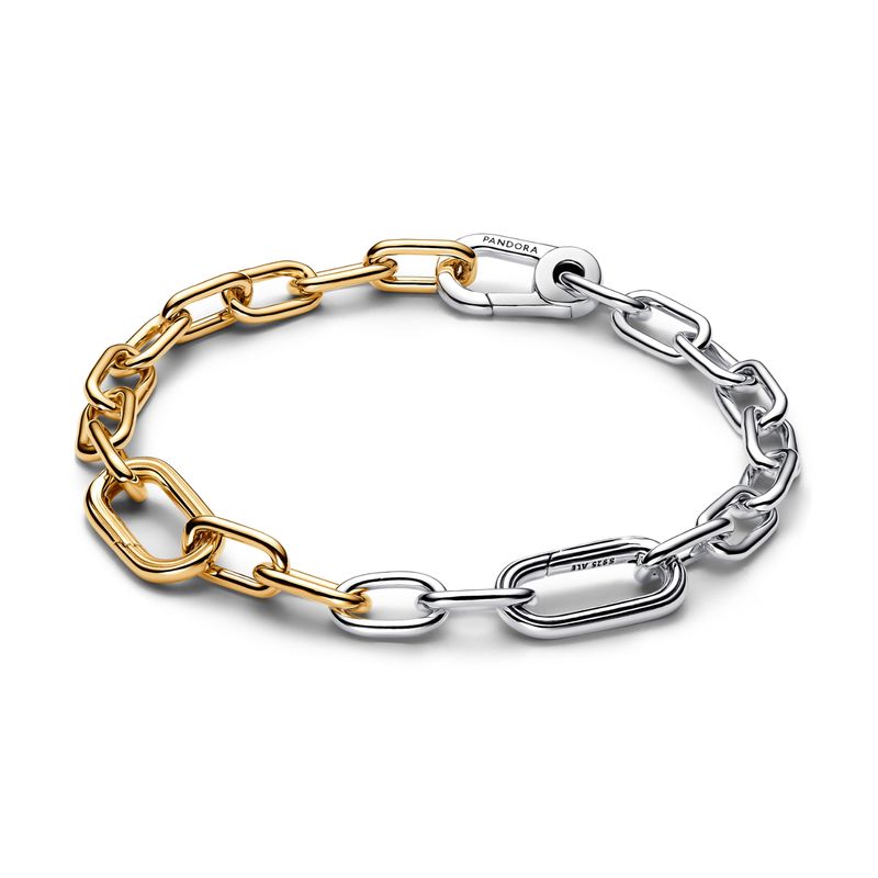 PANDORA - Brazalete Pandora ME Eslabones Link Plata Esterlina y Recubrimiento en Oro