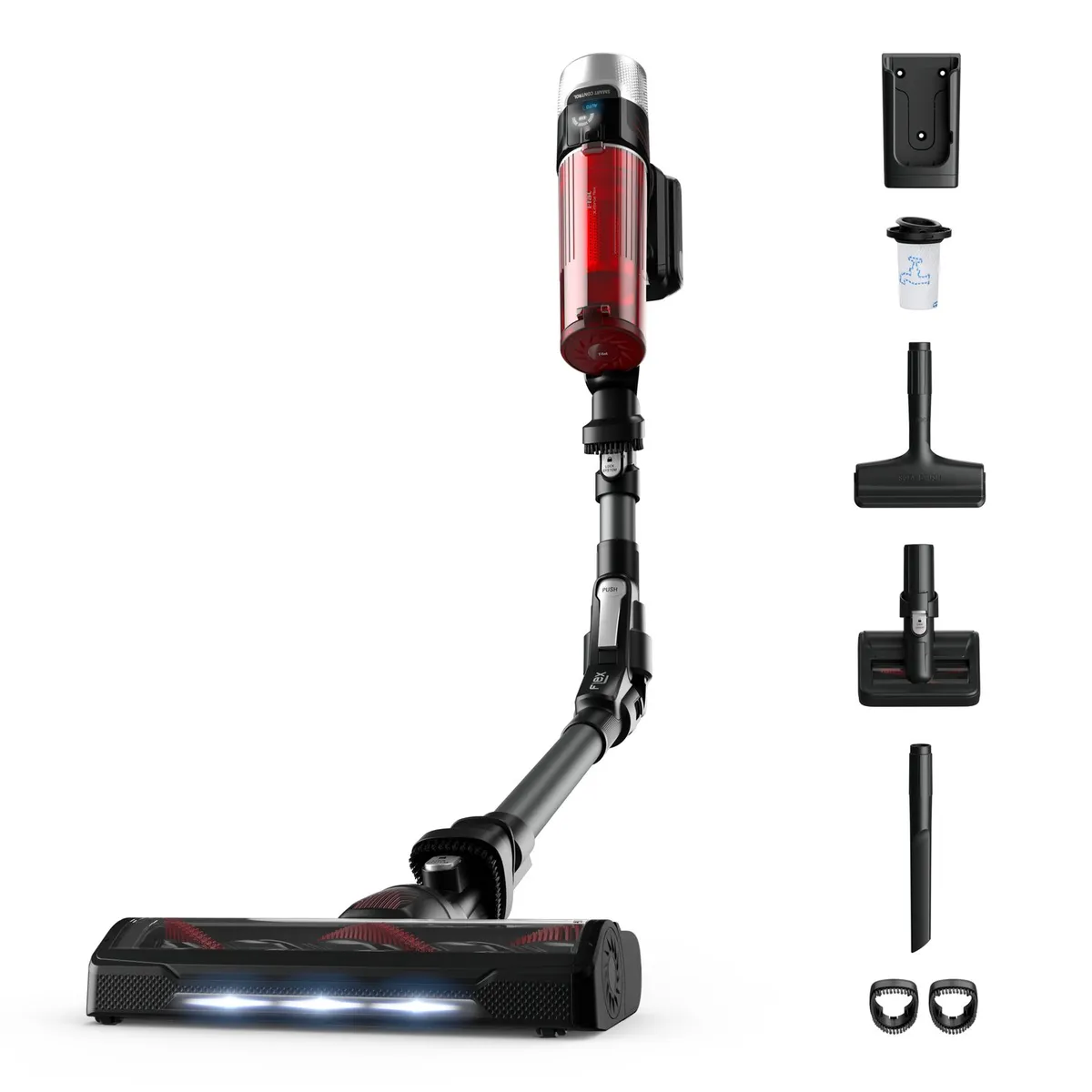 T-FAL - Aspiradora de mano Inalámbrica T-FAL X-FORCE FLEX 9.60, 250W, batería 45 min, accesorio mascota 