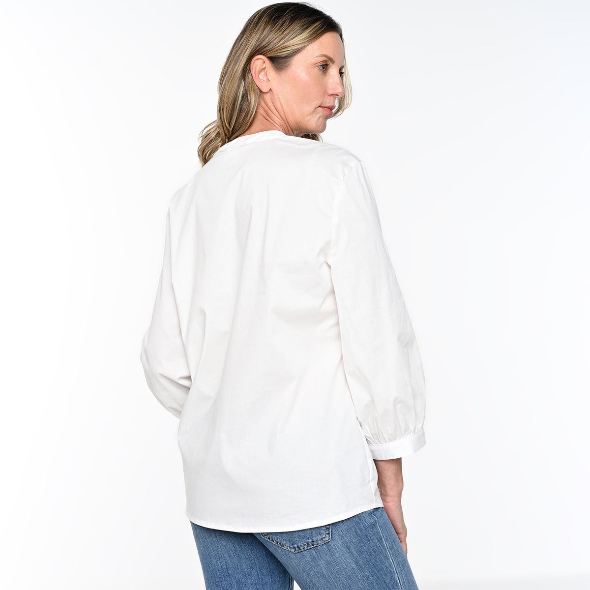 NEWPORT - Camisa Mujer Manga 3/4 de Algodón Newport