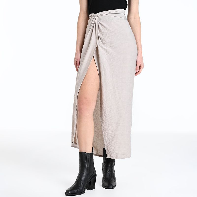 BASEMENT - Falda Midi Mujer Basement