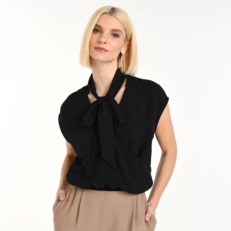 BASEMENT - Blusa Mujer Manga corta Basement