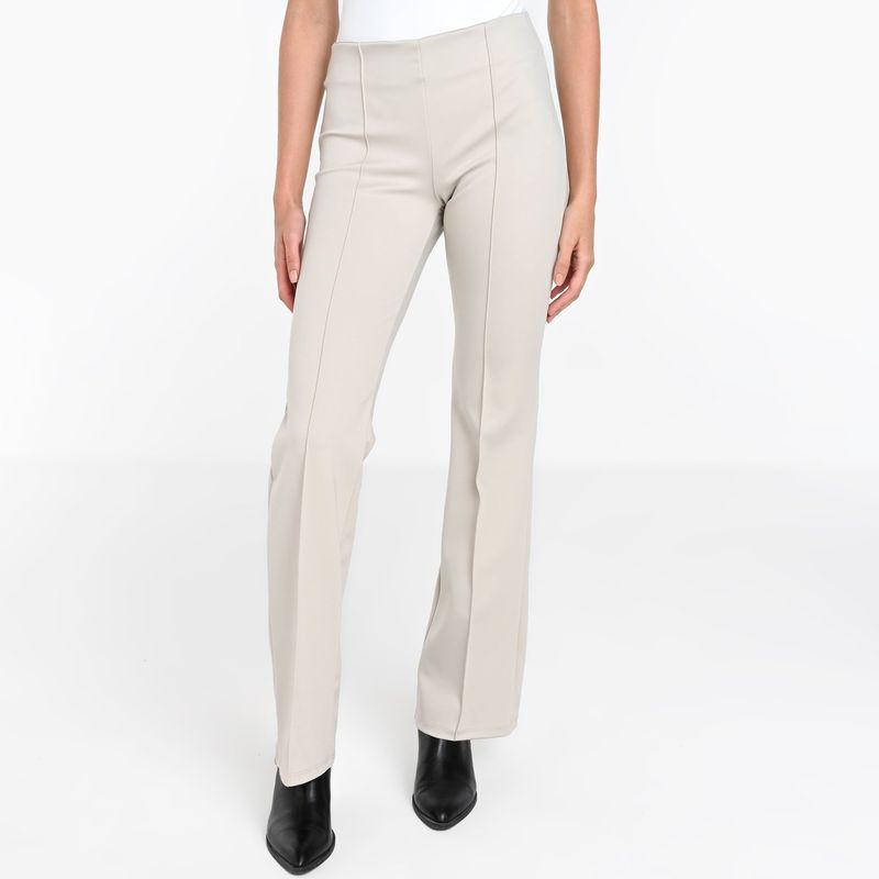 BASEMENT - Pantalón Recto Mujer Tiro alto Basement
