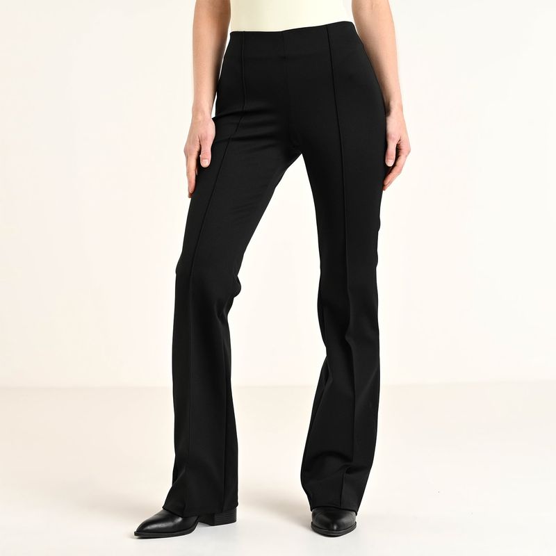 BASEMENT - Pantalón Recto Mujer Tiro alto Basement