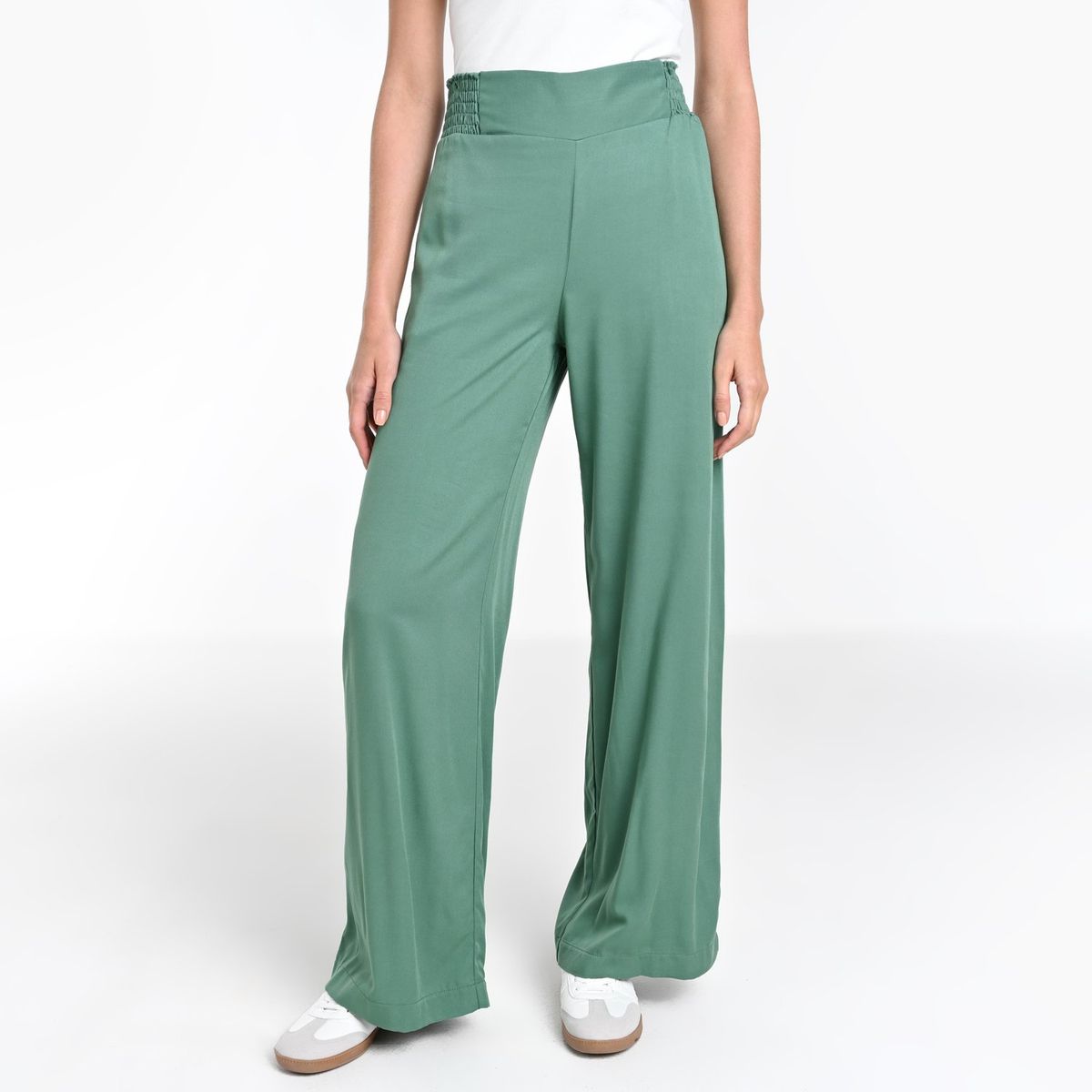 BASEMENT - Pantalón Wide leg Mujer Tiro alto Basement