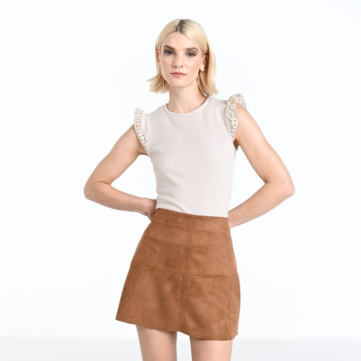 BASEMENT - Camiseta Mujer Sin mangas Basement