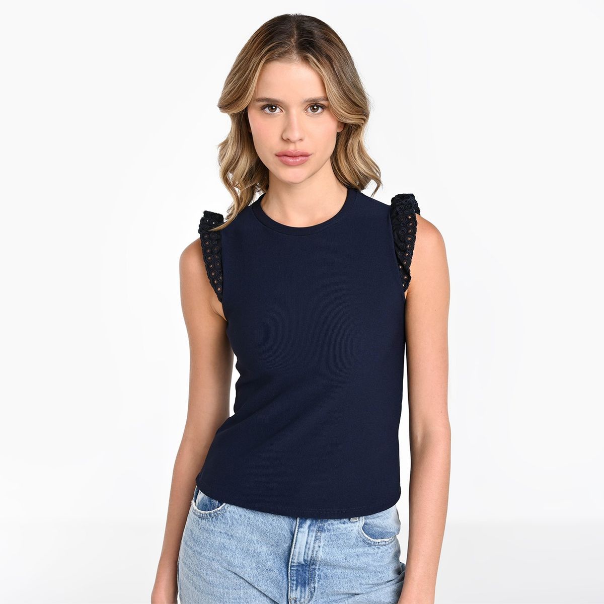 BASEMENT - Camiseta Mujer Sin mangas Basement