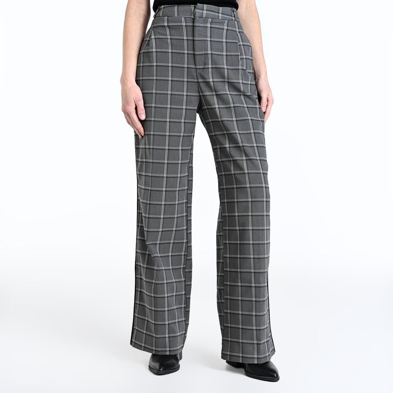 BASEMENT - Pantalón Wide leg Mujer Tiro alto Basement