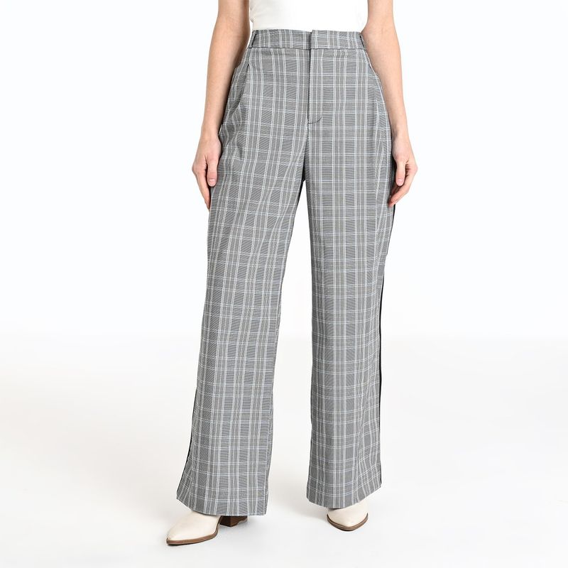 BASEMENT - Pantalón Wide leg Mujer Tiro alto Basement