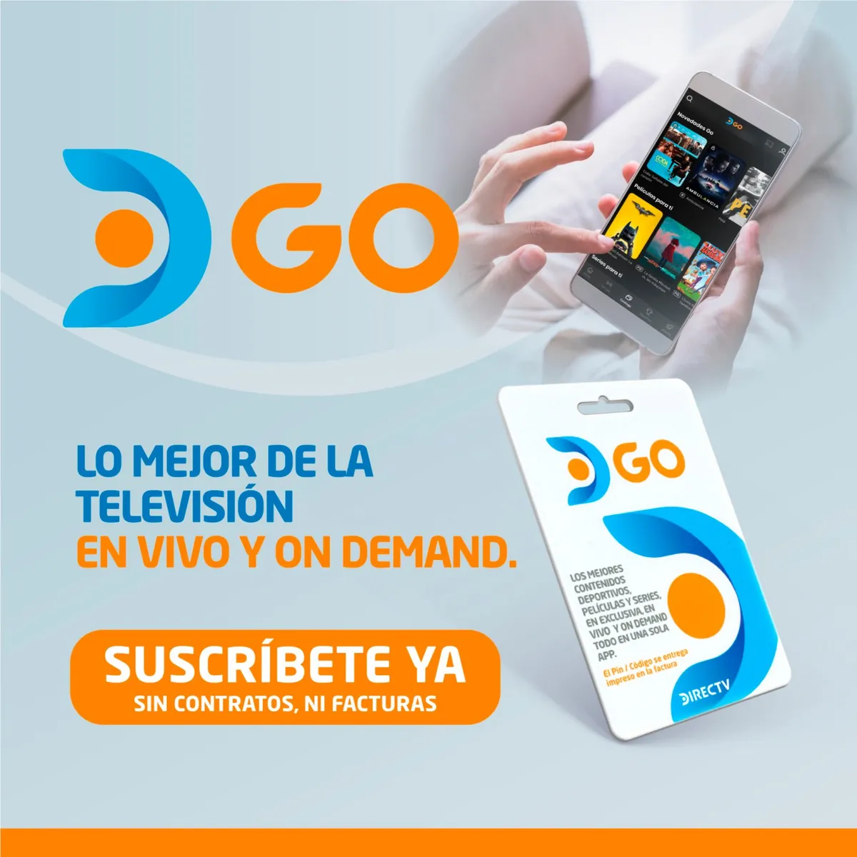 DIRECTV - Pin virtual |Membresía DIRECTV DGO 1 mes | $102.900 de acuerdo al plan seleccionado