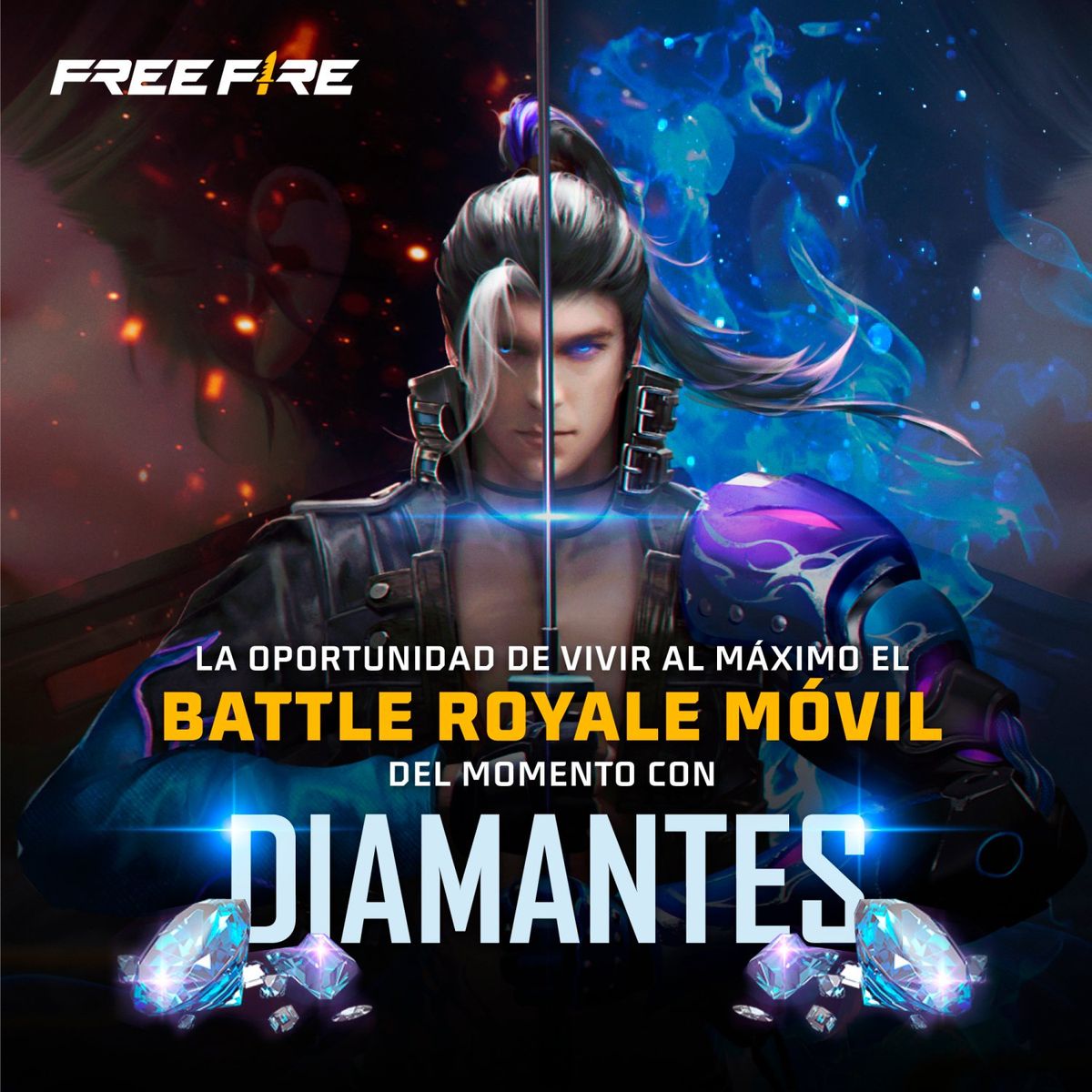 GARENA -  Pin virtual|Membresía FreeFire 520 Diamantes|