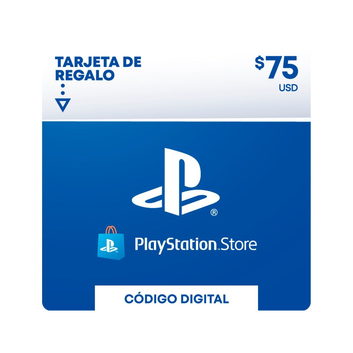 PLAYSTATION -  Pin virtual |Membresía PlayStation | $75 USD añade saldo a tu cuenta | Aplica para cuenta de Colombia