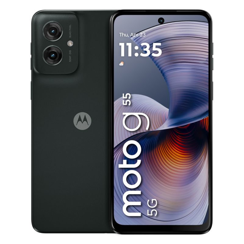 MOTOROLA - Celular Motorola G55 256GB|8GB RAM|Incluye en caja case protector + cargador Turbo Power de 33 W|Cámara posterior 50 MP|Cámara frontal 16MP|Pantalla 6,49 pulgadas|MTK Dimensity 7025