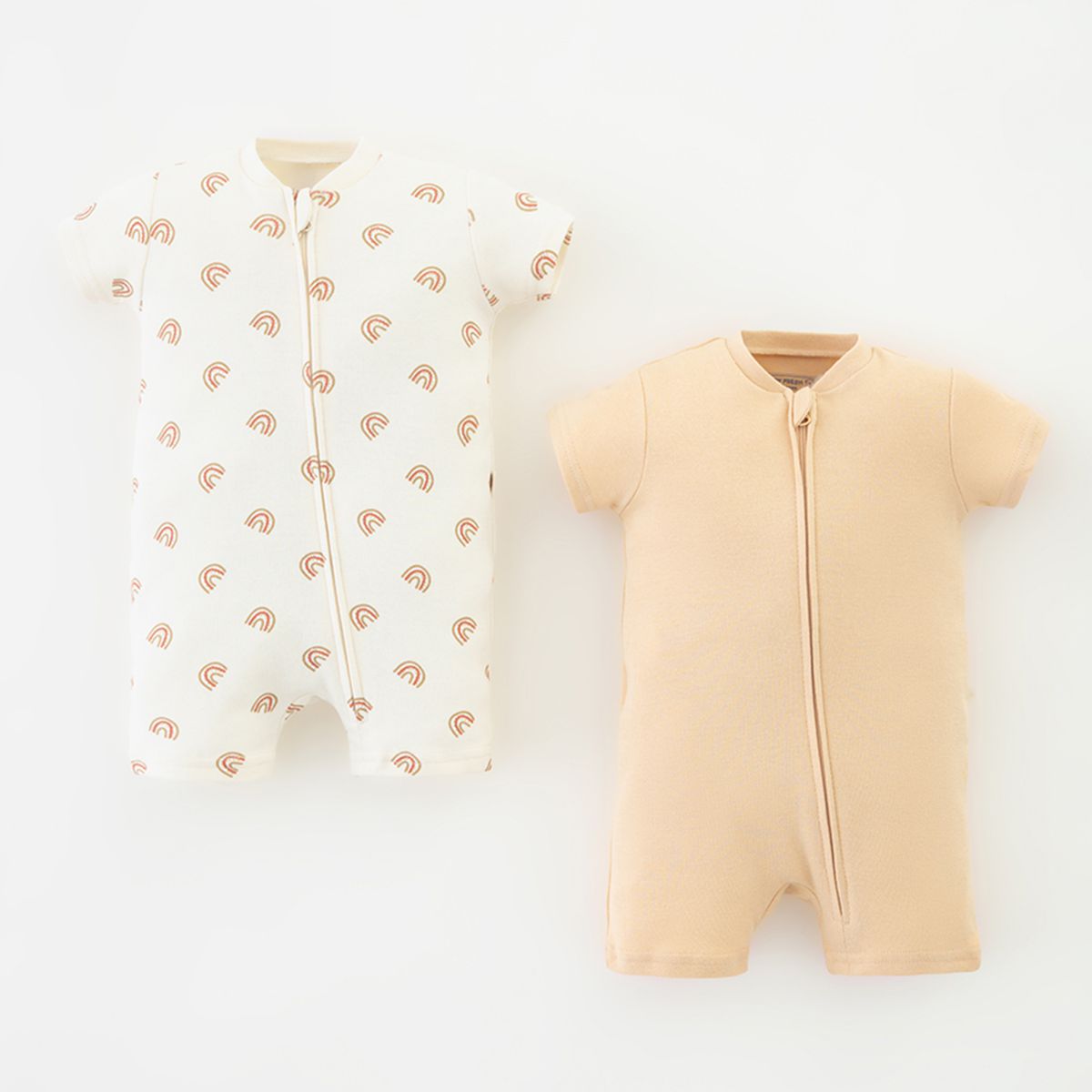 BABY FRESH - Pijama Con cierre para Unisex bebés (0 a 2 años) Pack de 2 unidades Tiro medio de Algodón Baby Fresh