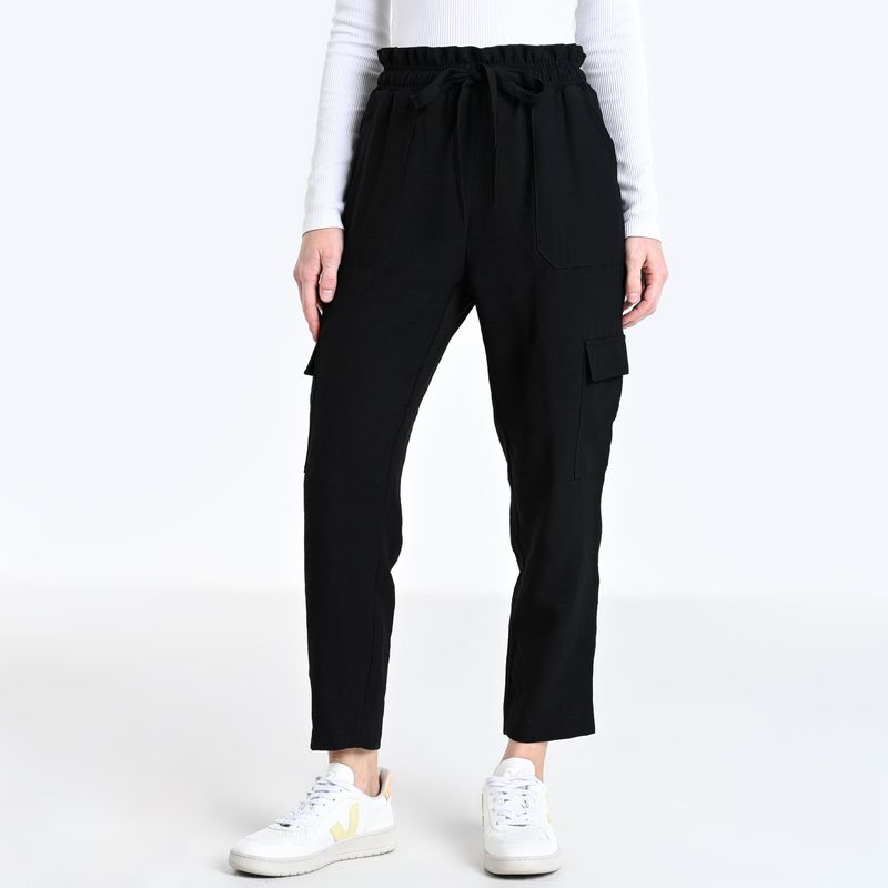 BASEMENT - Pantalón Jogger Mujer Tiro medio Basement